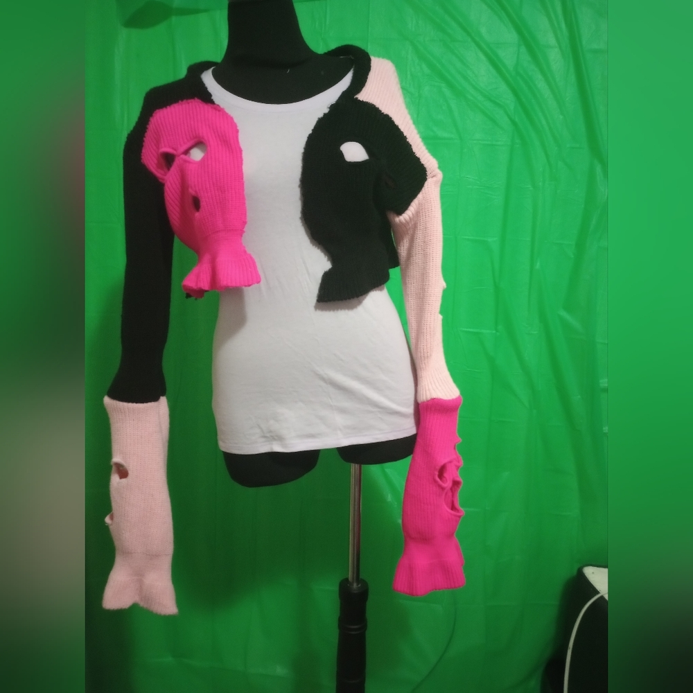 Ski mask sweater